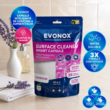 Clean Capsule Inteligentă pentru Curățarea Suprafețelor cu Parfum de Lavandă 150 gr