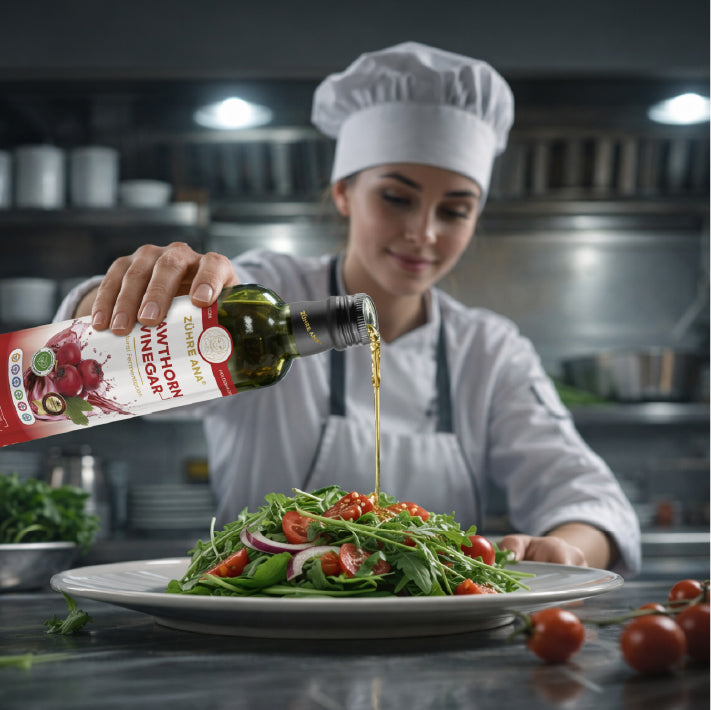 Zuhre Ana Oțet de păducel , 500 ml Fermentatie Naturala