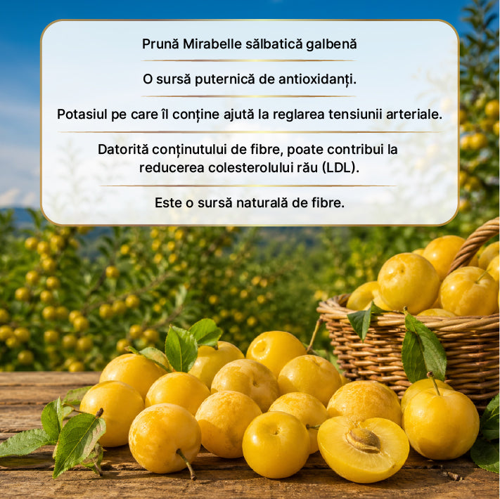 Oțet de Prune Mirabelle Aurii Zuhre Ana 250 ml