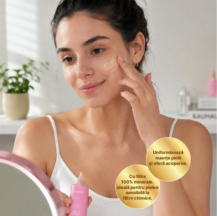 Qashé Tone Up Blur Light Cremă de Protecție Solară SPF 50+ PA++++