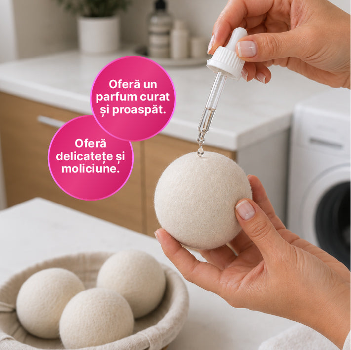 Clean Esență pentru Bile de Uscare din Lână Baby Soft 30 ml