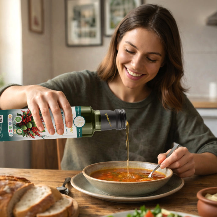 Zuhre Ana Oțet cu Berberină și Nuc Verde – Fermentație Naturală 500 ml