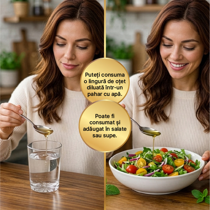 Zuhre Ana Oțet cu Berberină și Nuc Verde – Fermentație Naturală 500 ml