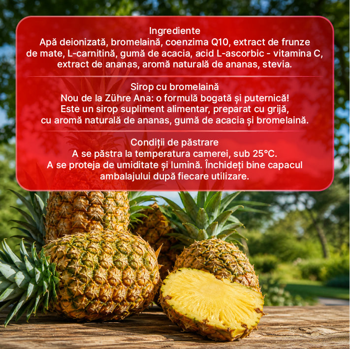 Sirop Cu Bromelaină 250 ml