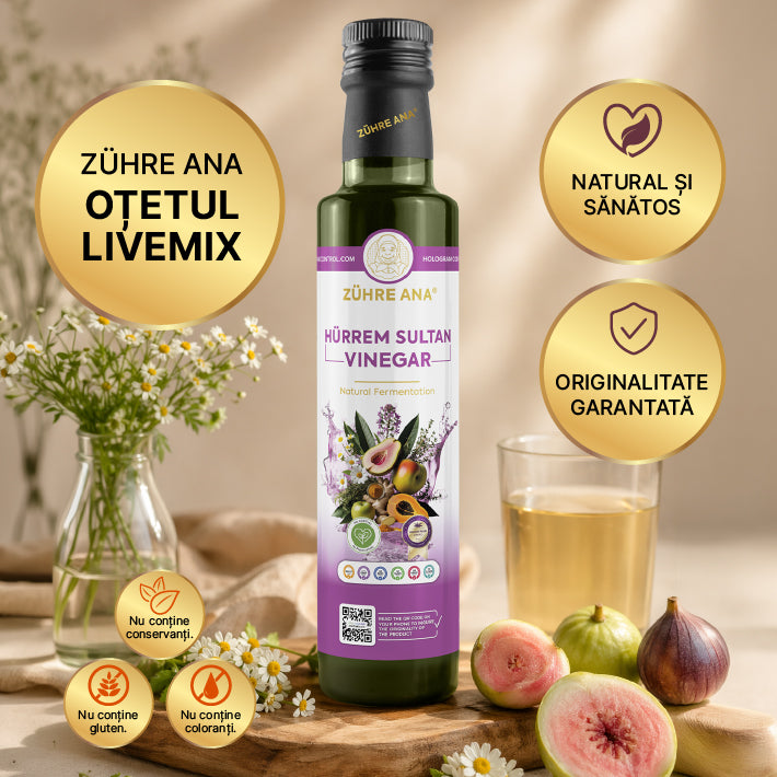 Zuhre Ana Oțet Hurrem Sultan – Fermentație Naturală 500 ml