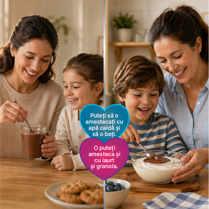 Zuhre Ana Kids – Pastă de Cacao pentru Copii, 240 gr cu Vitamina C, Zinc și Calciu – Fără conservanți