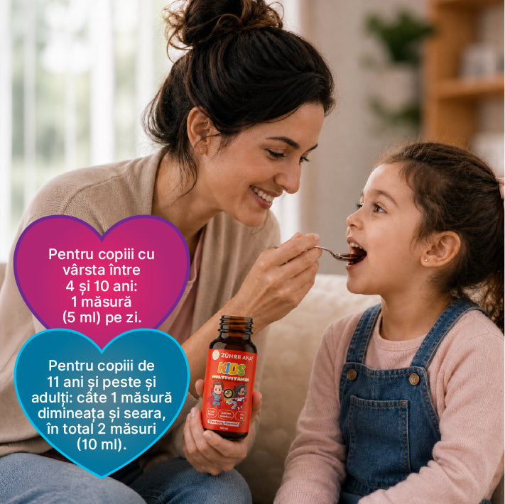 Sirop Multivitaminic pentru Copii cu Aromă de Căpșuni 150 ml