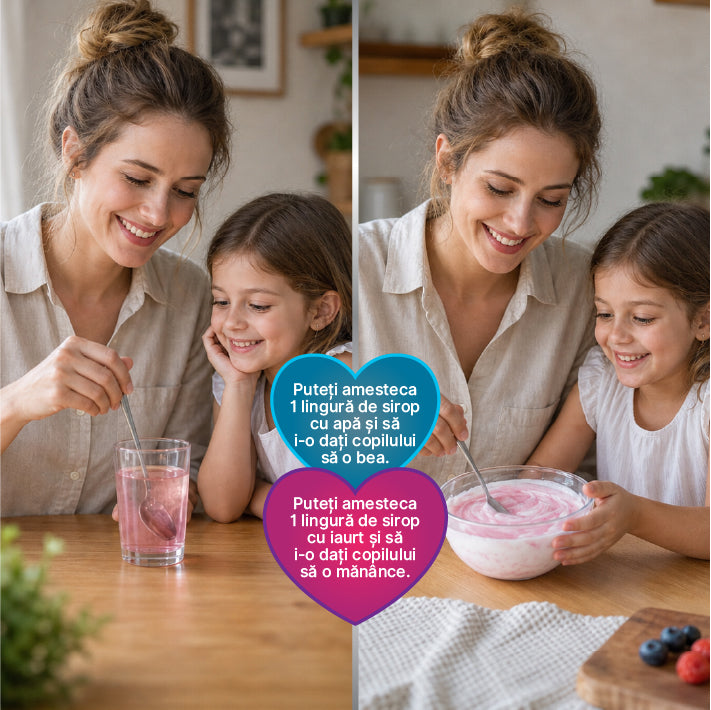 Sirop Multivitaminic pentru Copii cu Aromă de Căpșuni 150 ml