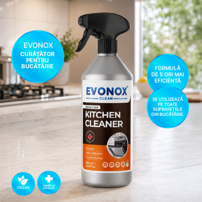 Detergent de bucătărie ultra puternic 750 ml - Îndepărtător de grăsime , Miros de lamaie - Vegan