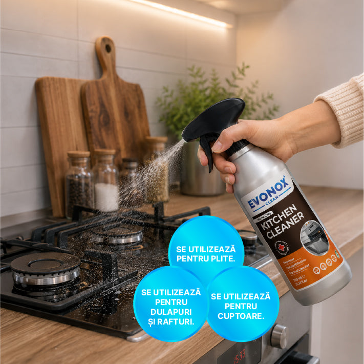 Detergent de bucătărie ultra puternic 750 ml - Îndepărtător de grăsime , Miros de lamaie - Vegan