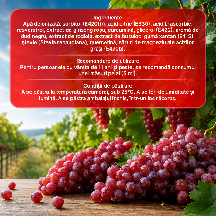 Zuhre Ana Sirop cu Resveratrol 150 ml