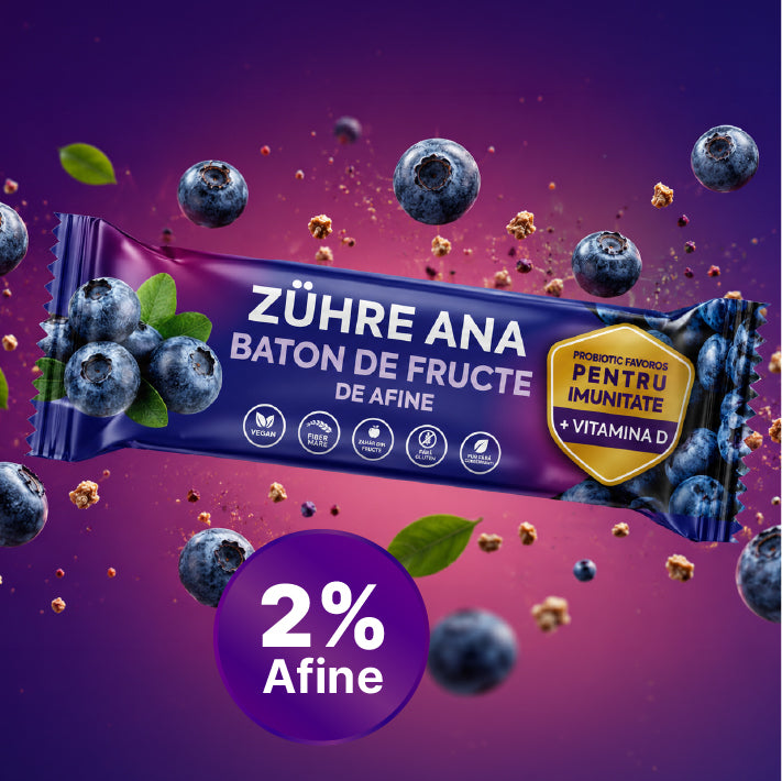 Bară cu Fructe și Afine  35 gr x 12 bucăți