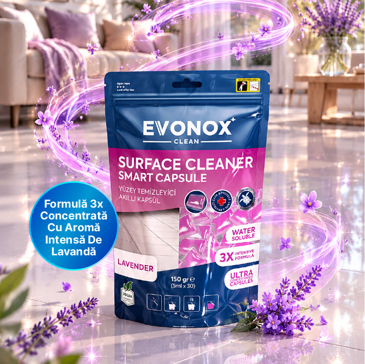 Clean Capsule Inteligentă pentru Curățarea Suprafețelor cu Parfum de Lavandă 150 gr