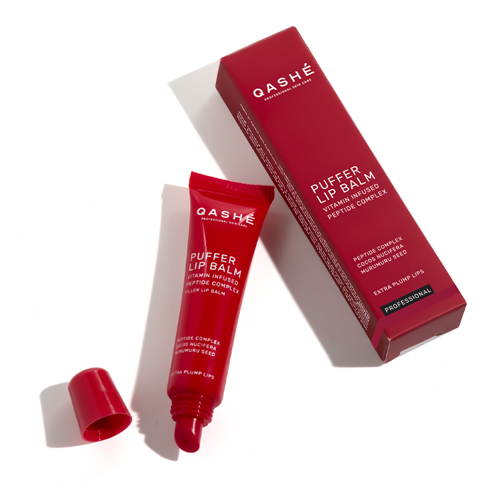 Qashé Balsam de buze Puffer: Terapie 3 în 1 pentru umplerea buzelor 15 ml